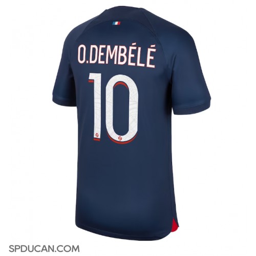 Muški Nogometni Dres Paris Saint-Germain Ousmane Dembele #10 Domaci 2023-24 Kratak Rukav